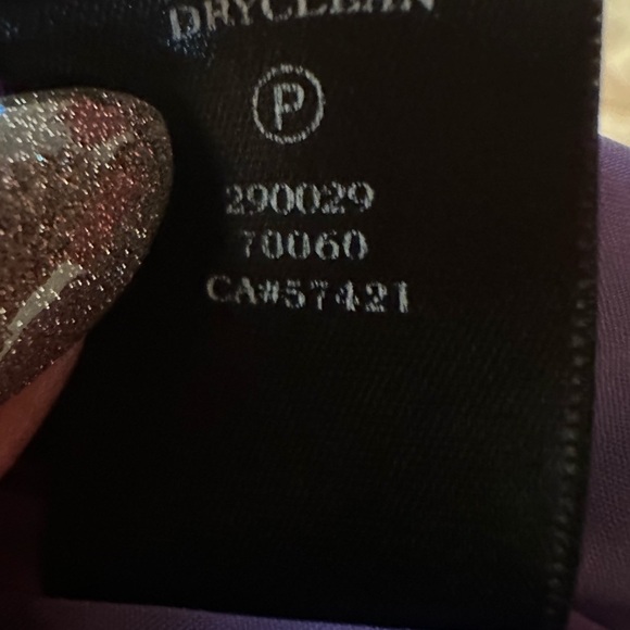 Ann Taylor Purple Animal Print Pencil Skirt Size 8 Petite - Picture 4 of 6